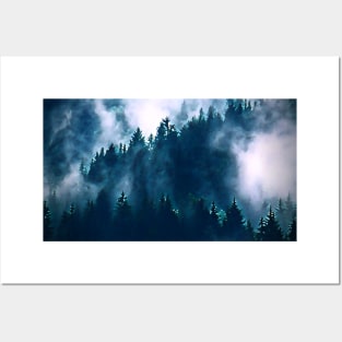 Misty Mountains Posters and Art